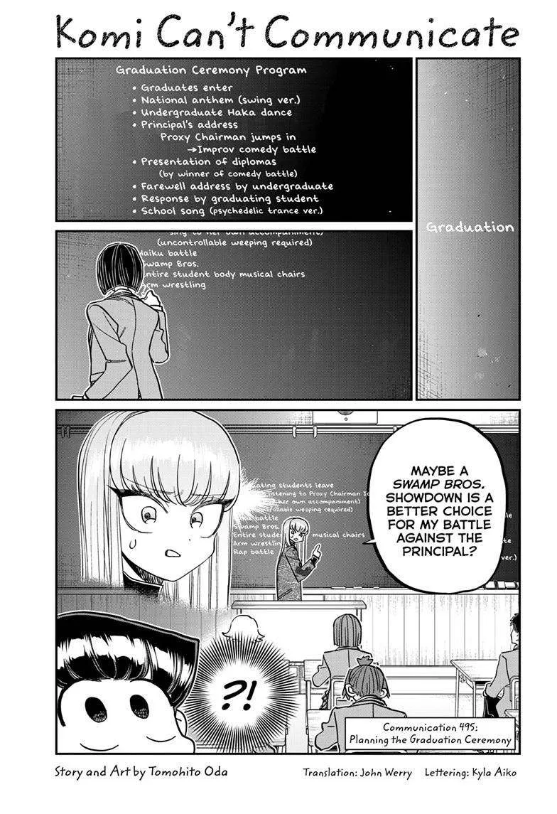 Komi-San Wa Komyushou Desu Mangakakalot X Chapter 495 Page 2