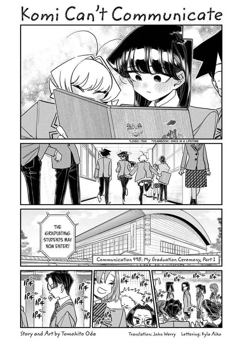 Komi-San Wa Komyushou Desu Mangakakalot X Chapter 498 Page 1