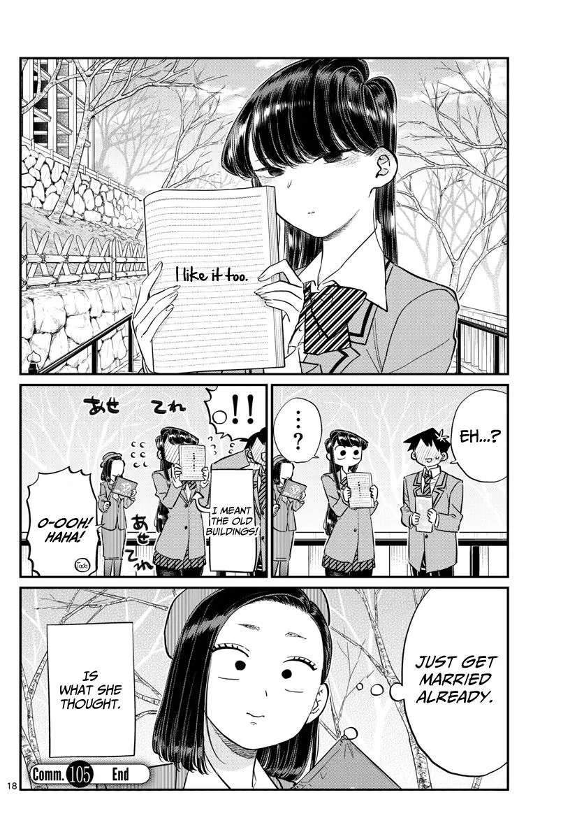 Komi-San Wa Komyushou Desu Mangakakalot X Chapter 105 Page 18