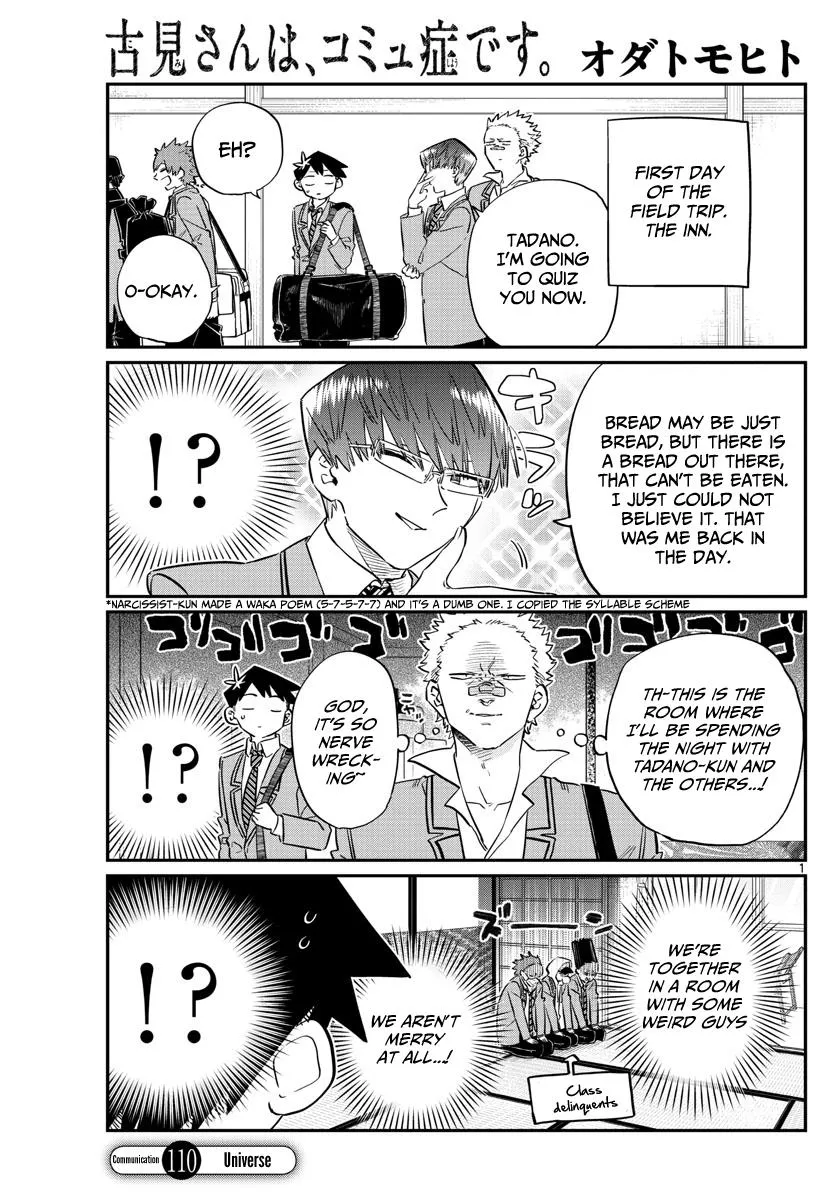 Komi-San Wa Komyushou Desu Mangakakalot X Chapter 110 Page 1