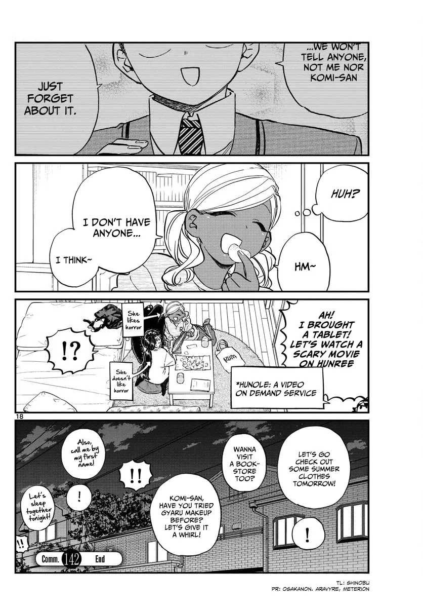 Komi-San Wa Komyushou Desu Mangakakalot X Chapter 142 Page 18