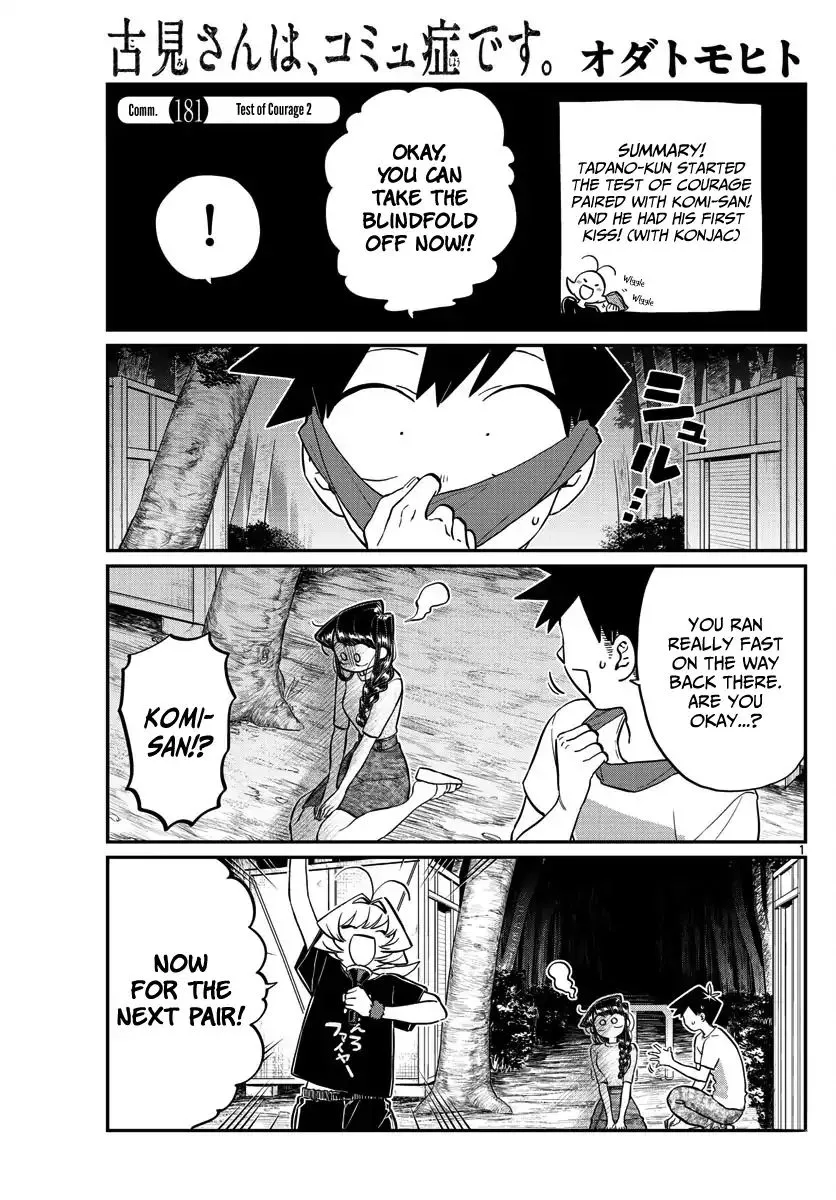 Komi-San Wa Komyushou Desu Mangakakalot X Chapter 181 Page 1