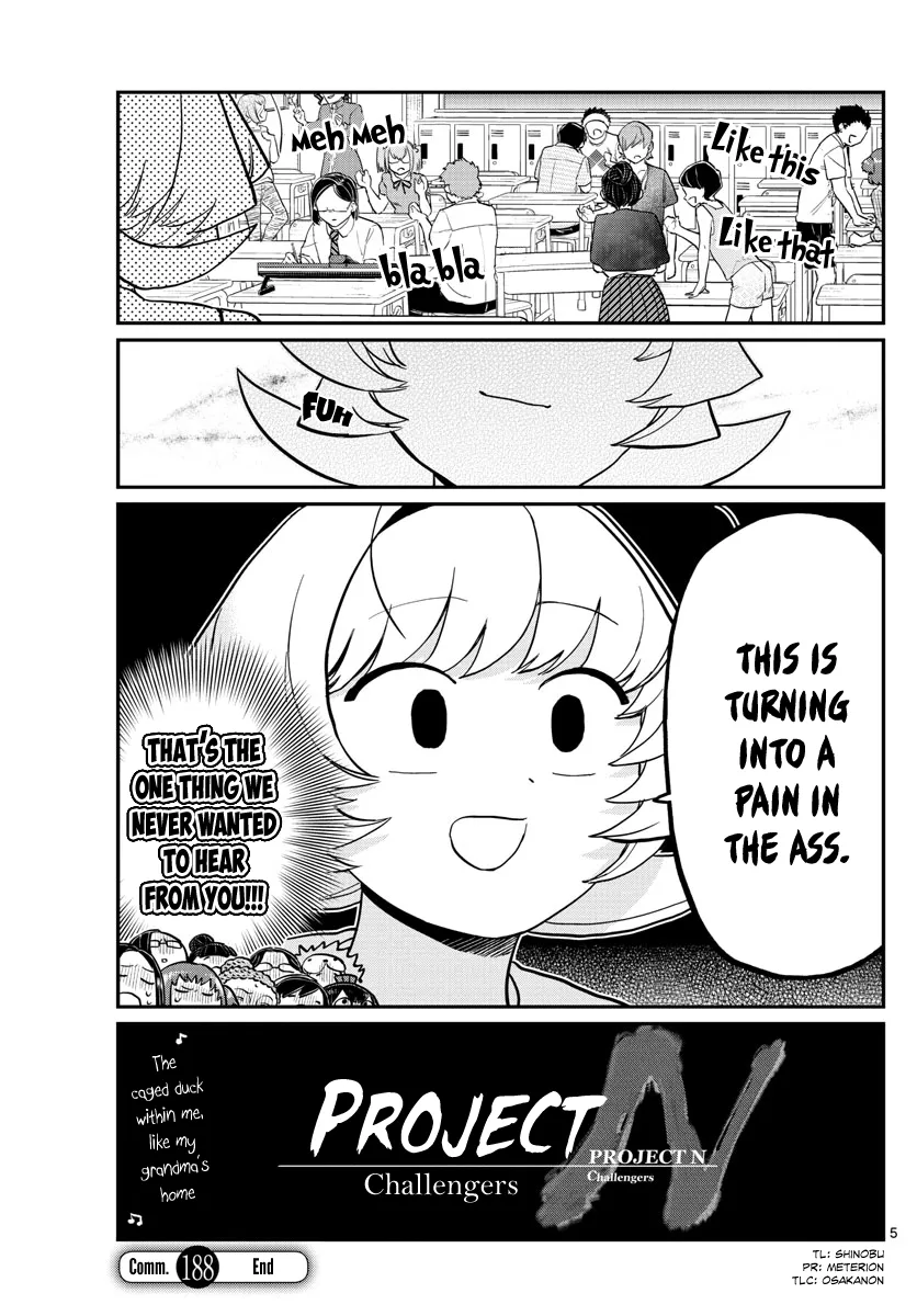 Komi-San Wa Komyushou Desu Mangakakalot X Chapter 188 Page 5