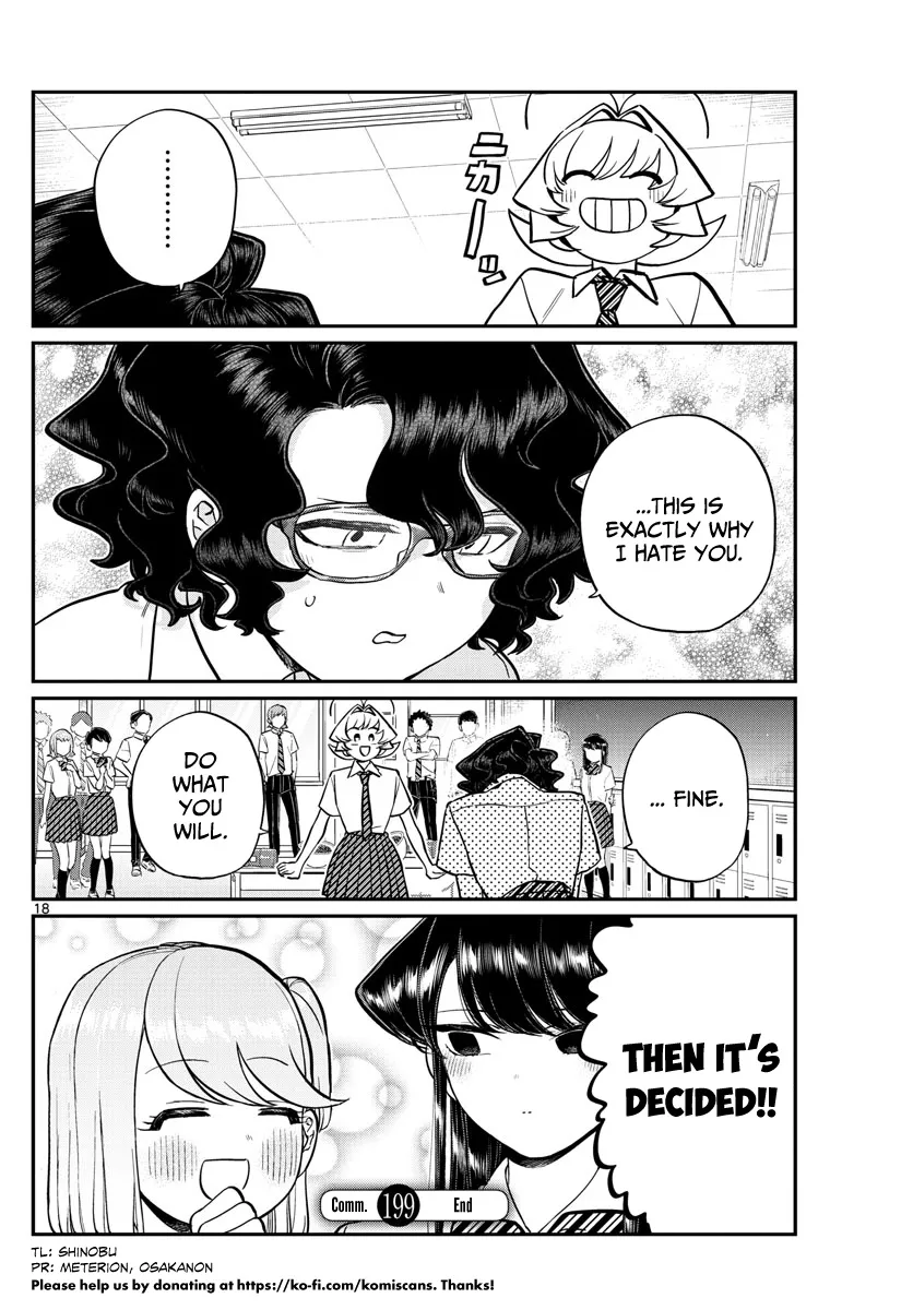 Komi-San Wa Komyushou Desu Mangakakalot X Chapter 199 Page 18