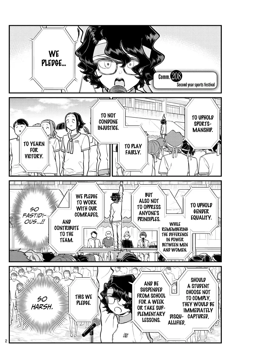 Komi-San Wa Komyushou Desu Mangakakalot X Chapter 208 Page 2