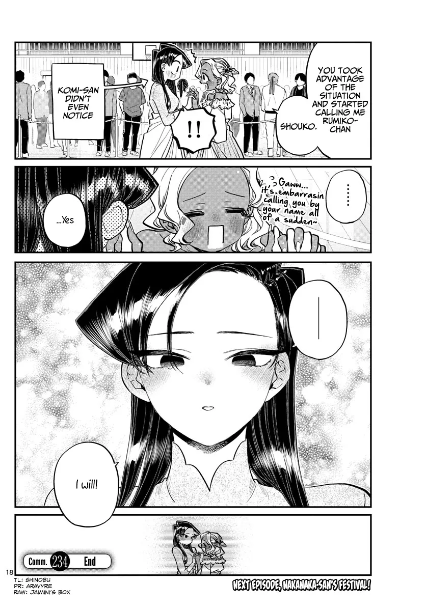 Komi-San Wa Komyushou Desu Mangakakalot X Chapter 234 Page 18