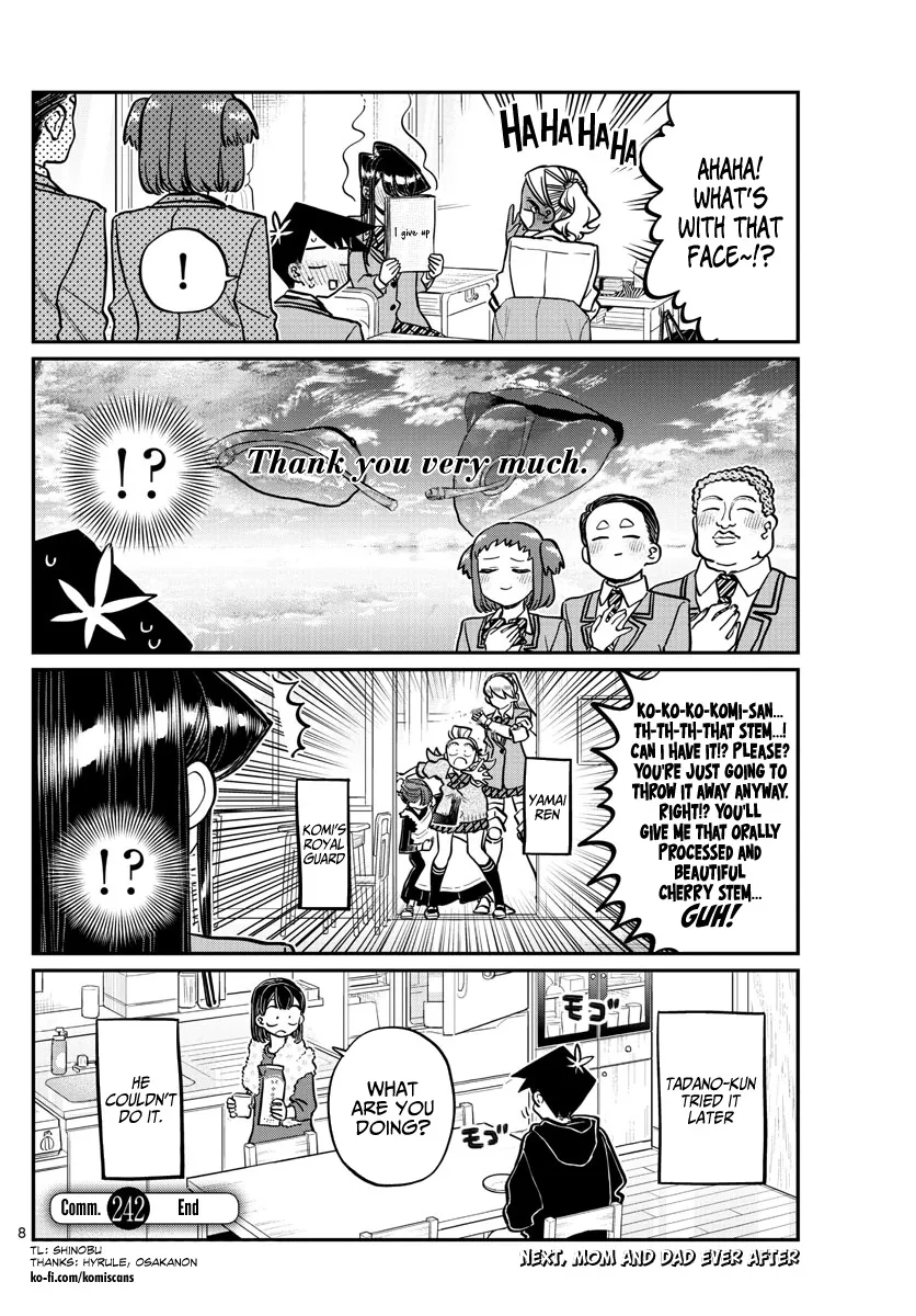 Komi-San Wa Komyushou Desu Mangakakalot X Chapter 242 Page 8