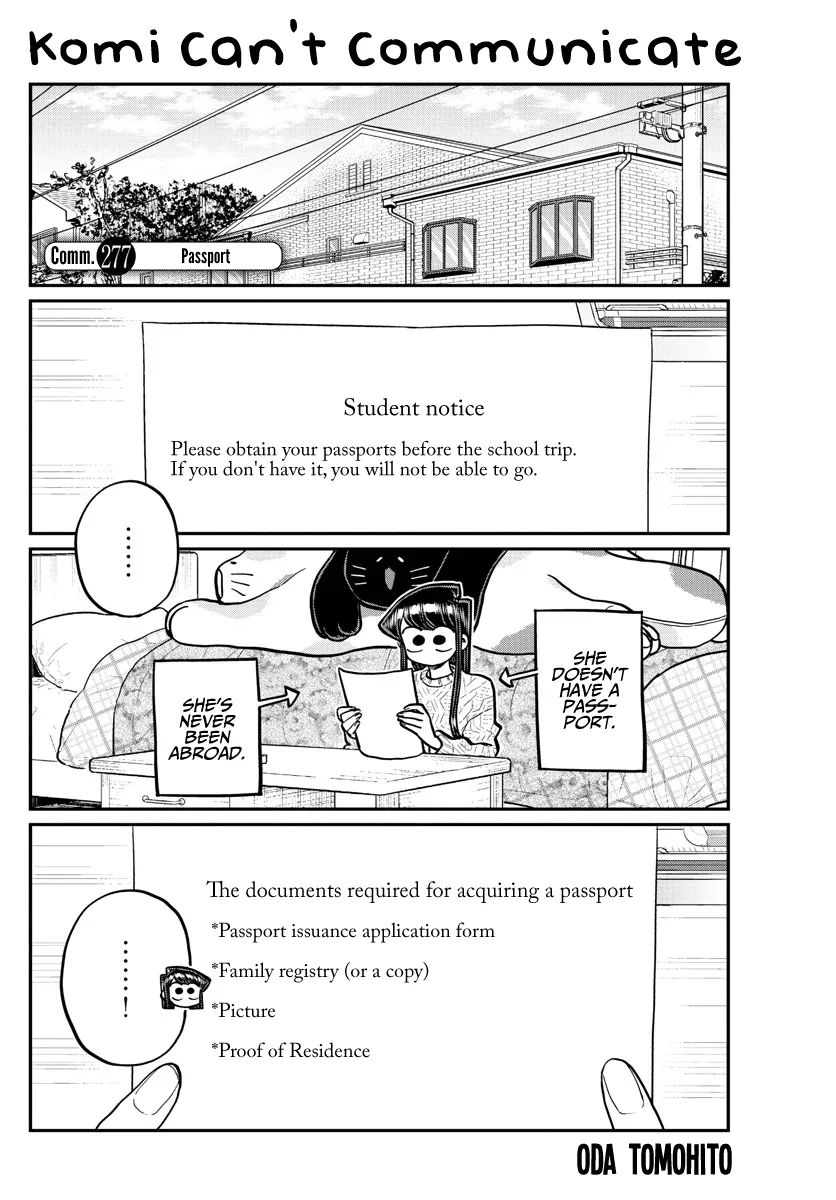 Komi-San Wa Komyushou Desu Mangakakalot X Chapter 277 Page 1