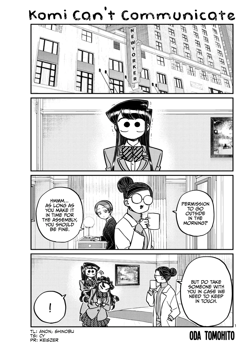 Komi-San Wa Komyushou Desu Mangakakalot X Chapter 284 Page 1