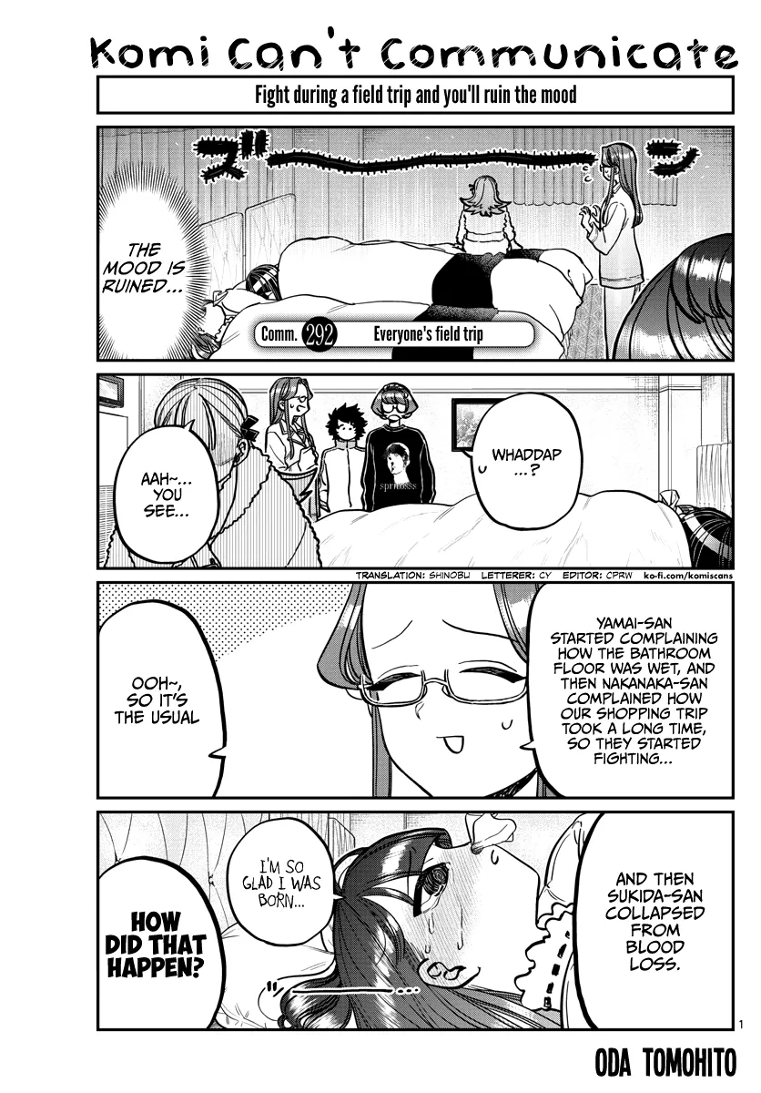 Komi-San Wa Komyushou Desu Mangakakalot X Chapter 292 Page 1