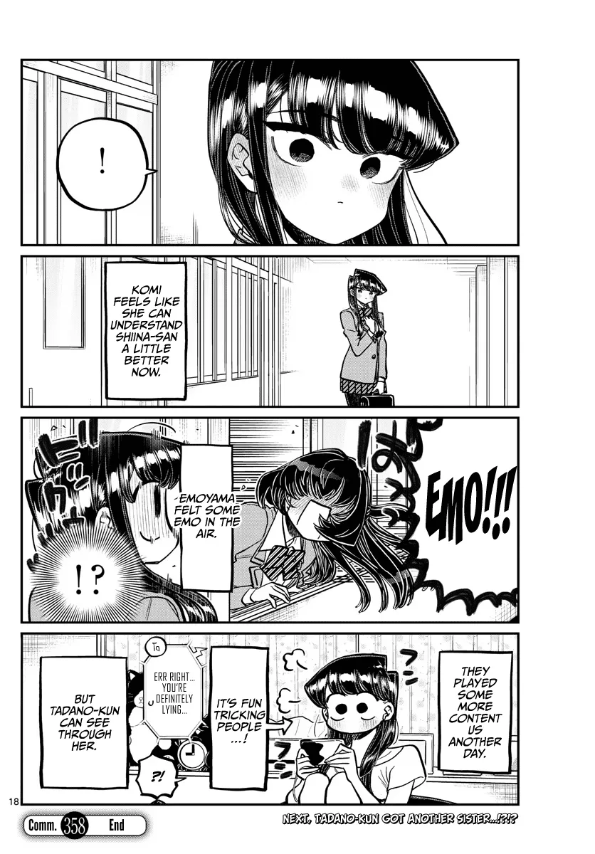 Komi-San Wa Komyushou Desu Mangakakalot X Chapter 358 Page 18