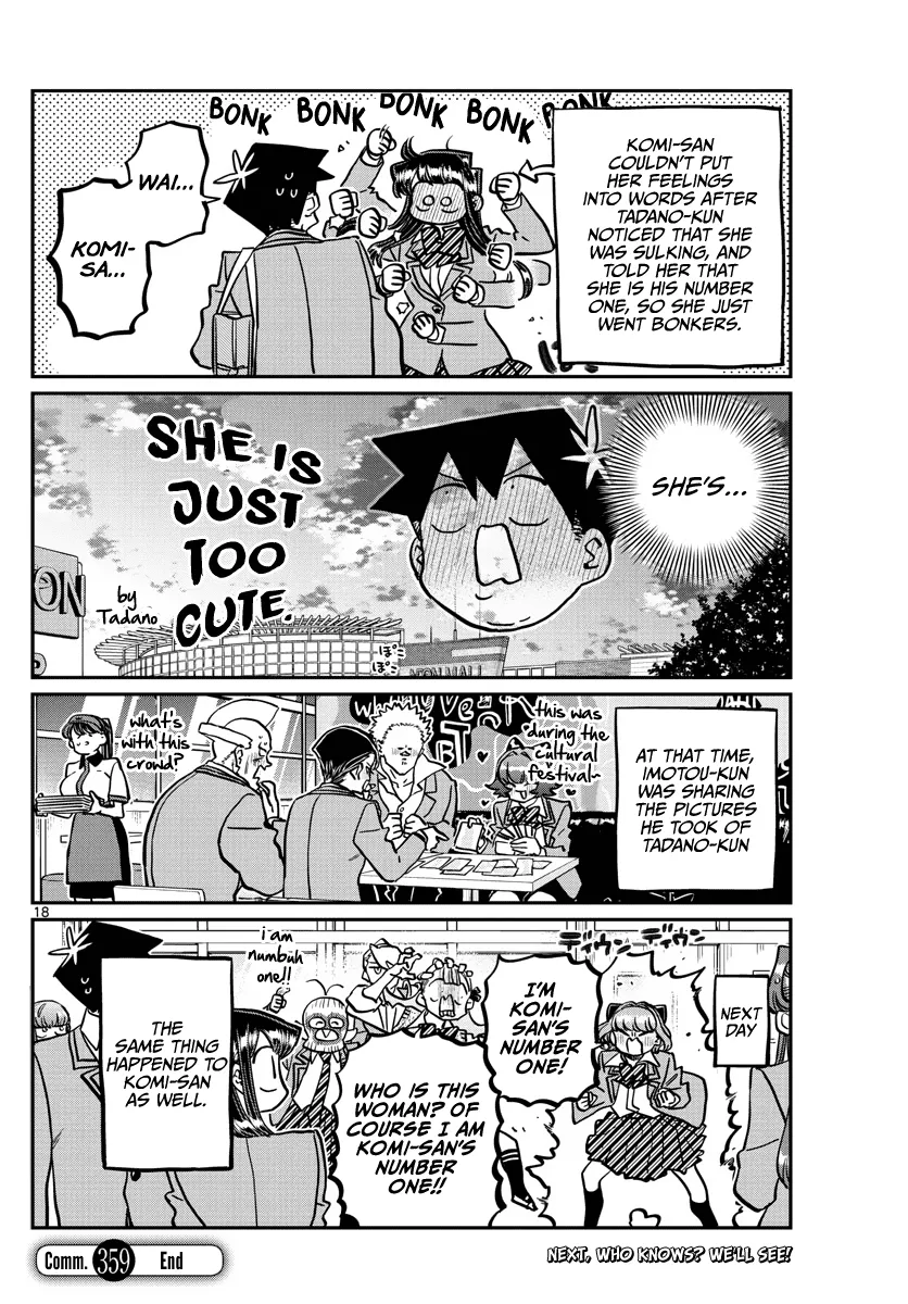 Komi-San Wa Komyushou Desu Mangakakalot X Chapter 359 Page 18