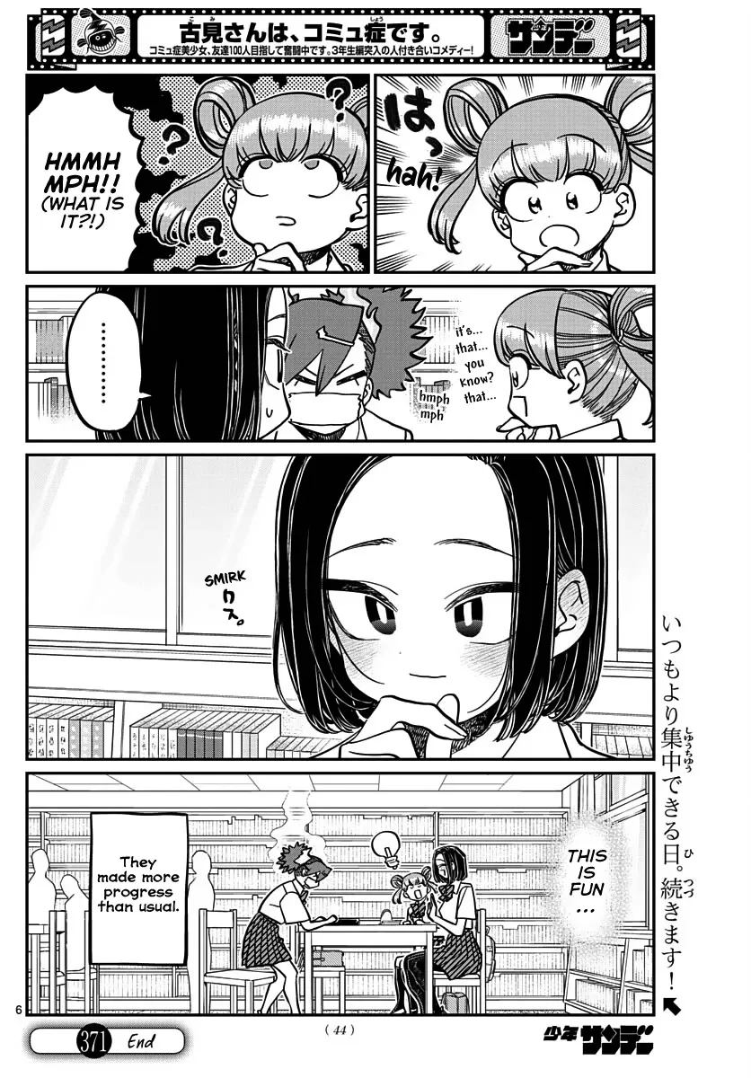 Komi-San Wa Komyushou Desu Mangakakalot X Chapter 371 Page 6