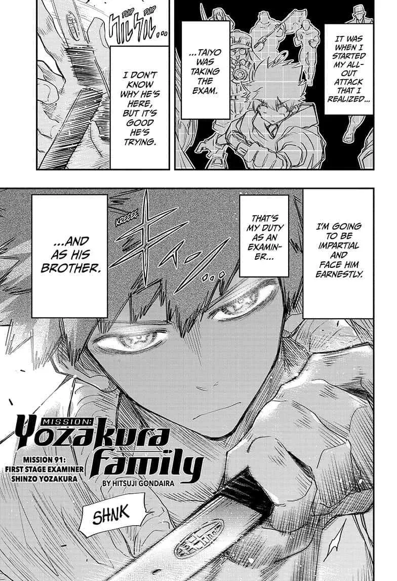 Mission: Yozakura Family Mangakakalot X Chapter 91 Page 1