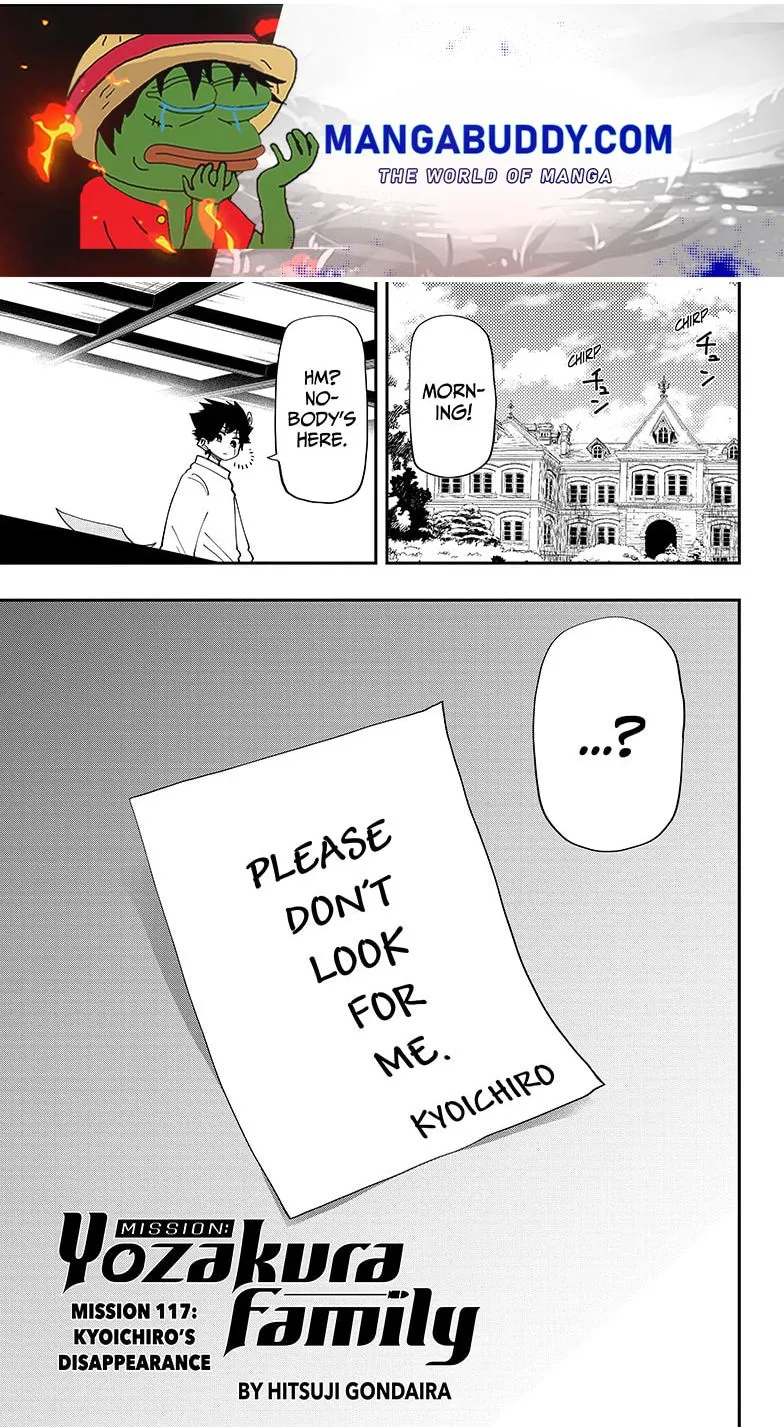 Mission: Yozakura Family Mangakakalot X Chapter 117 Page 1