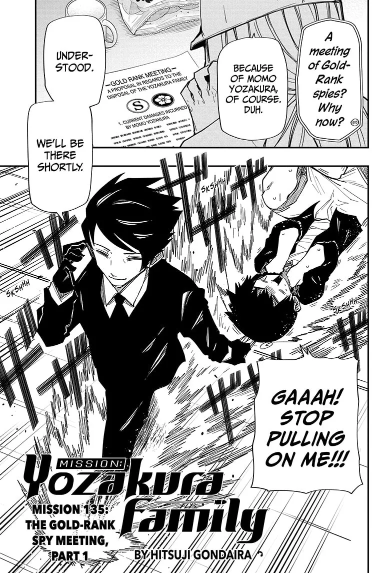 Mission: Yozakura Family Mangakakalot X Chapter 135 Page 1