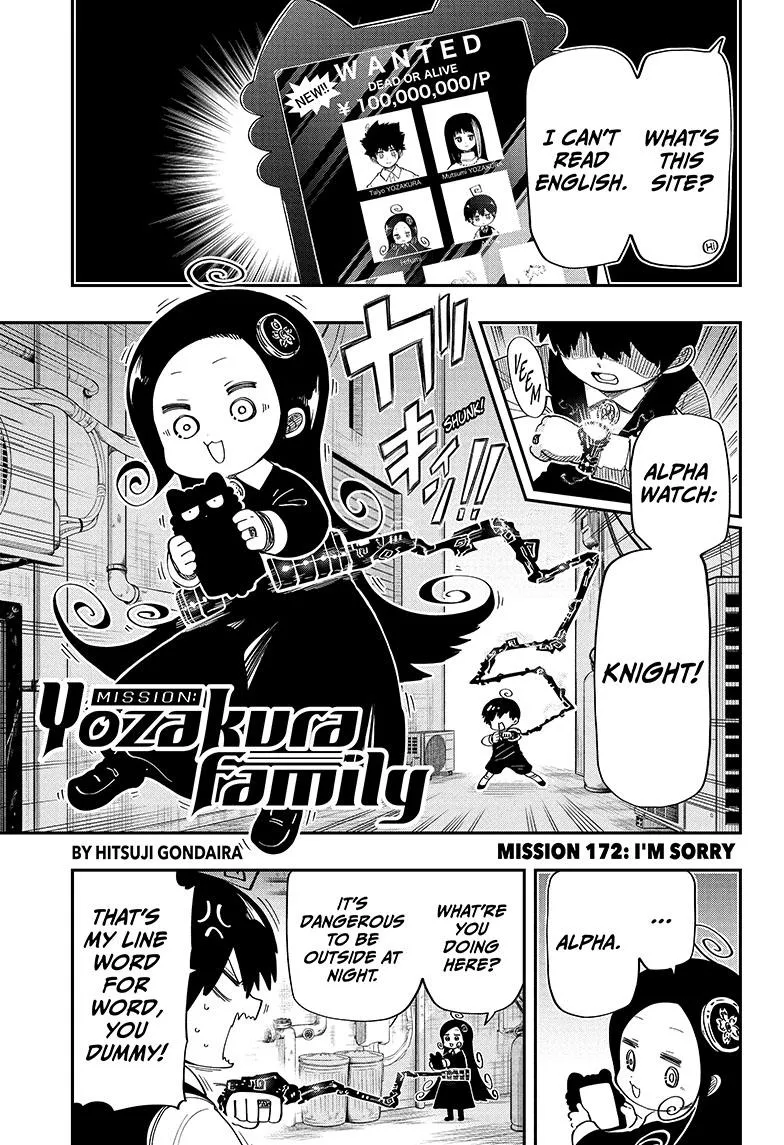 Mission: Yozakura Family Mangakakalot X Chapter 172 Page 1