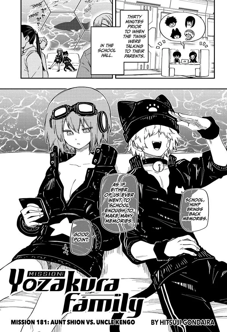 Mission: Yozakura Family Mangakakalot X Chapter 181 Page 1