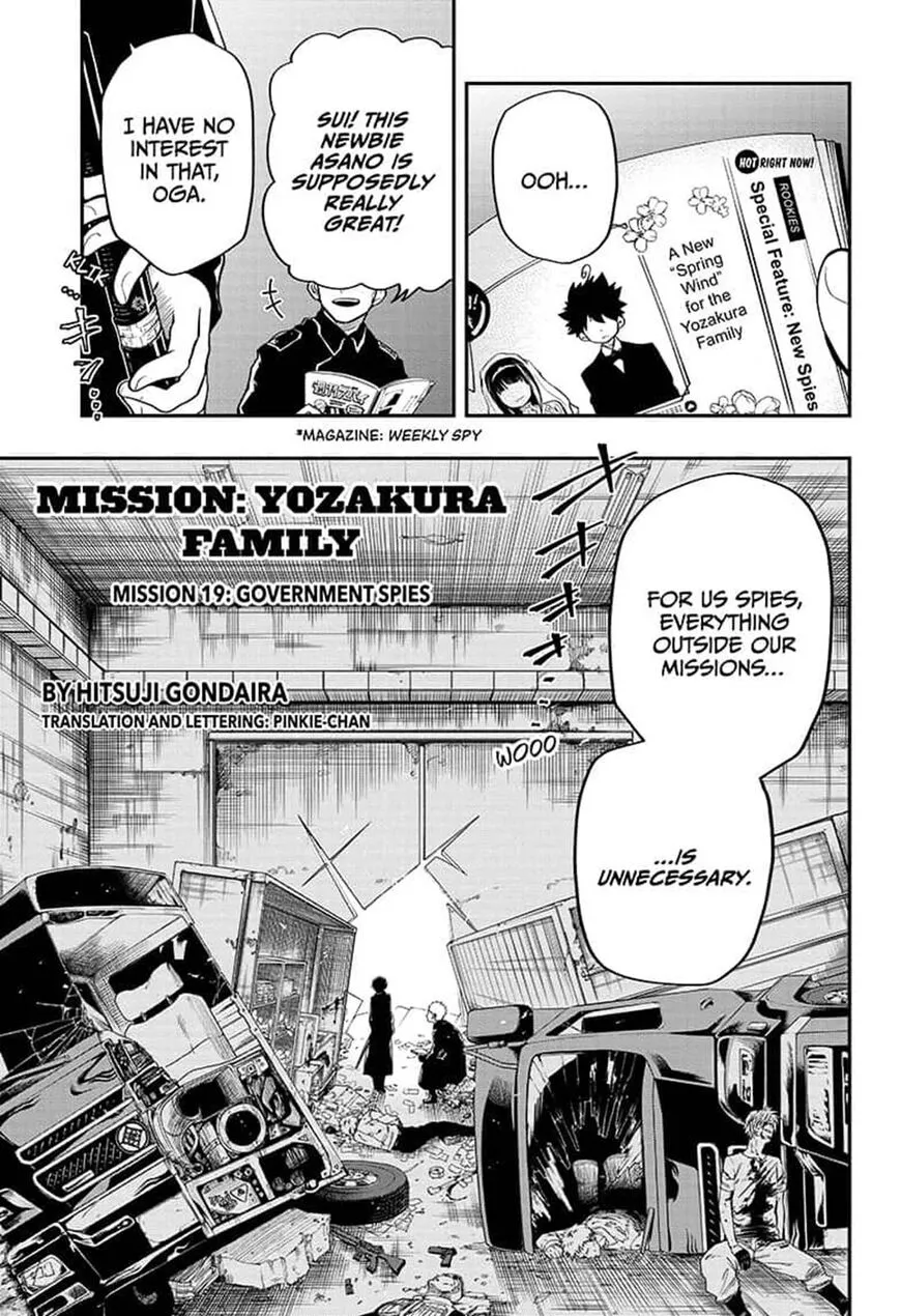 Mission: Yozakura Family Mangakakalot X Chapter 19 Page 1