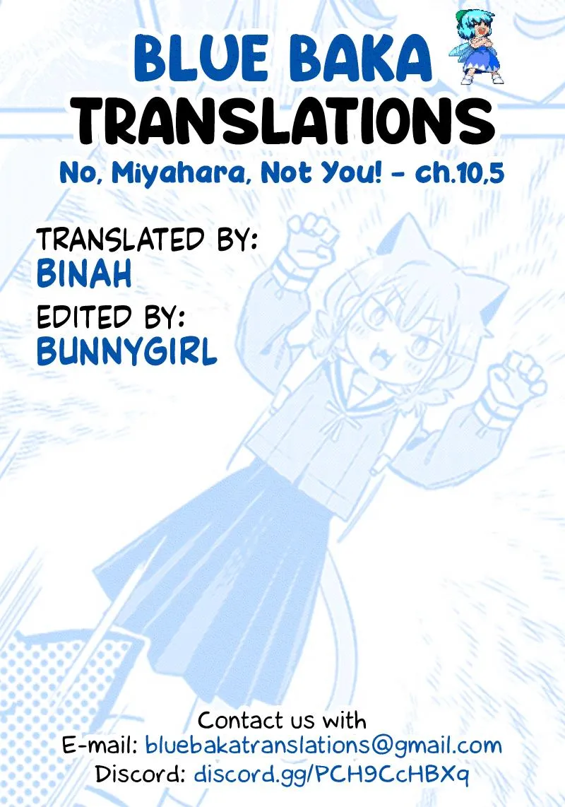 No, Miyahara, Not You! Mangakakalot X Chapter 10.5 Page 9