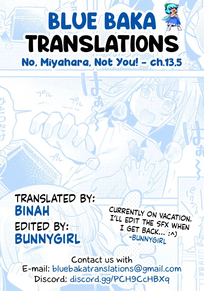 No, Miyahara, Not You! Mangakakalot X Chapter 13.5 Page 5