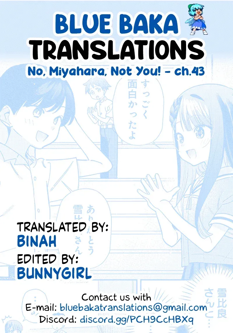 No, Miyahara, Not You! Mangakakalot X Chapter 43 Page 13