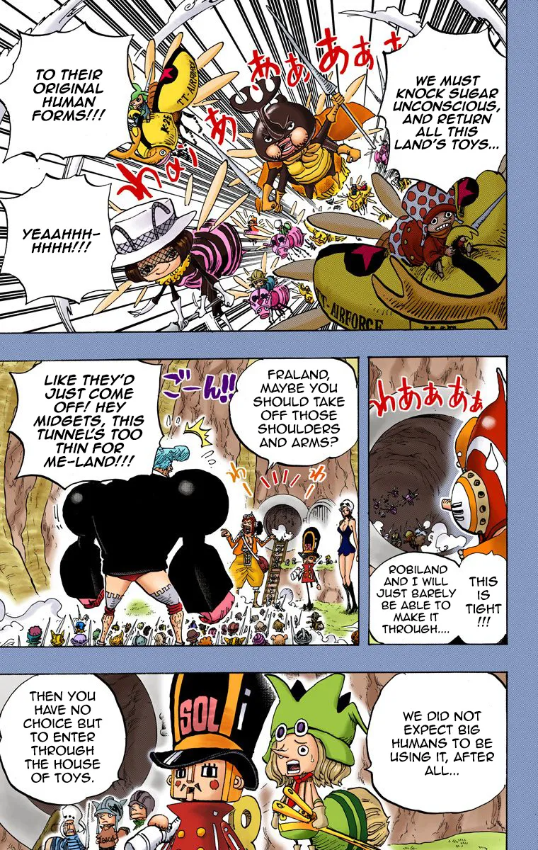 One Piece - Digital Colored Comics Mangakakalot X Chapter 732 Page 9