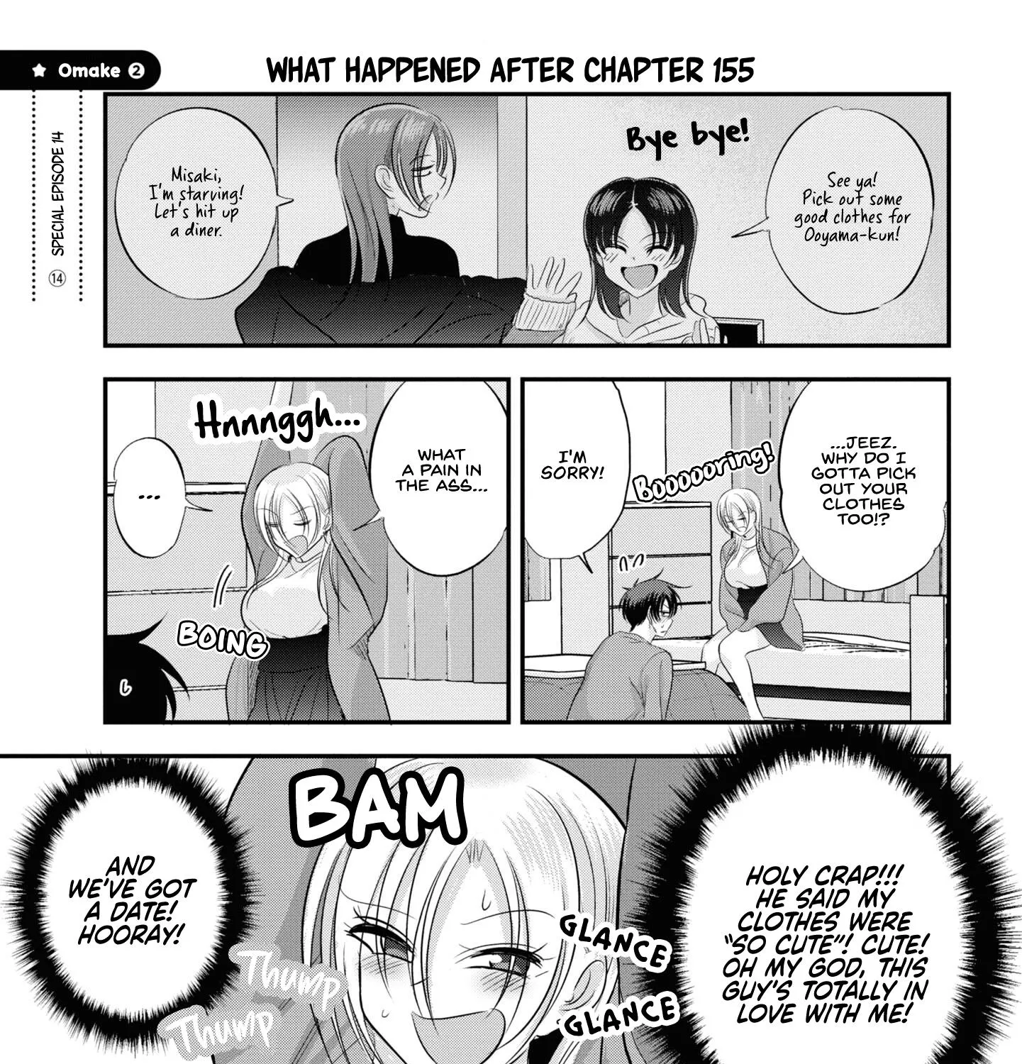 Please Go Home, Akutsu-San! Mangakakalot X Chapter 158.2 Page 1