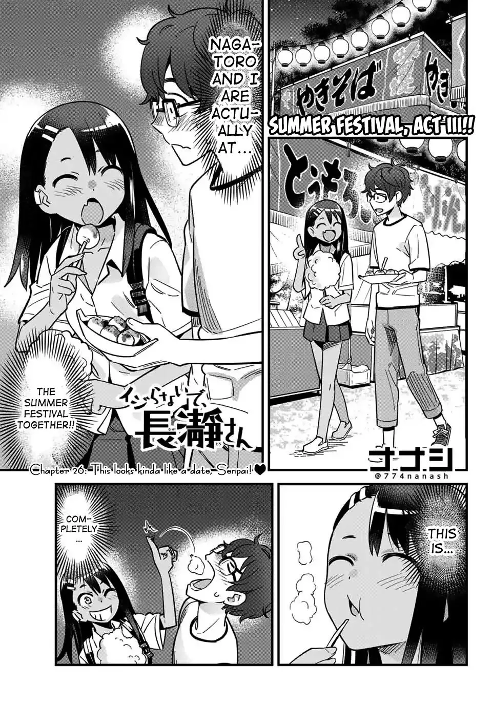 Please Don't Bully Me, Nagatoro Mangakakalot X Chapter 26 Page 1