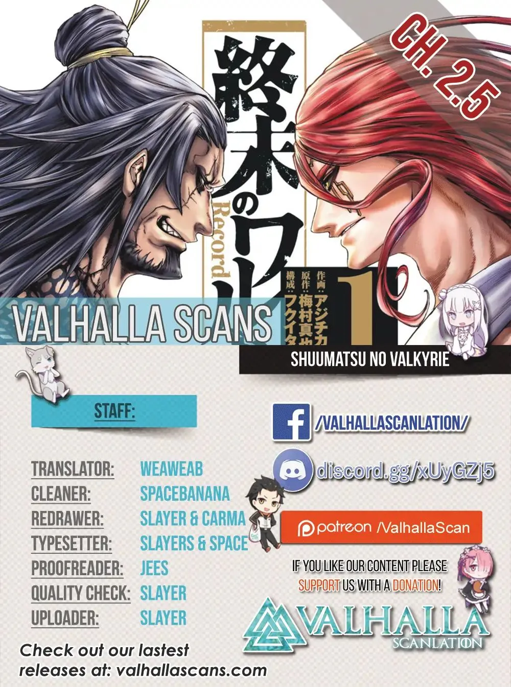 Record Of Ragnarok Mangakakalot X Chapter 2.5 Page 2