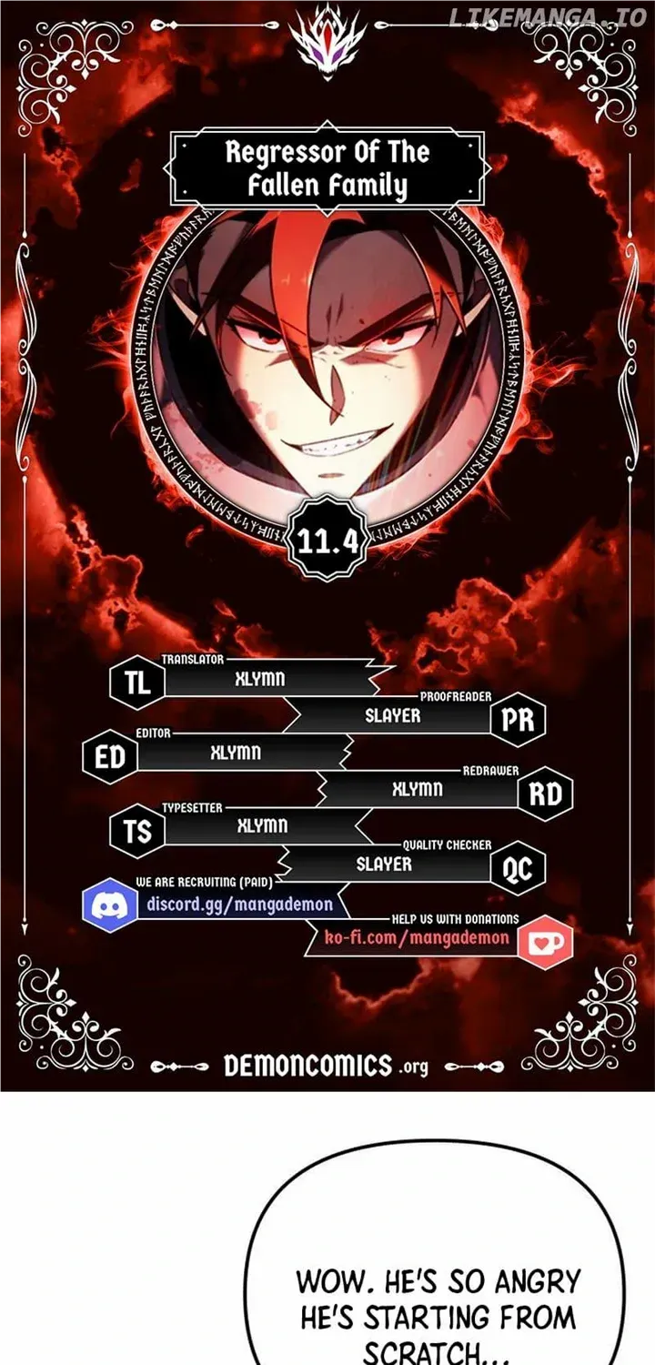 Regressor Of The Fallen Family Mangakakalot X Chapter 11.4 Page 1