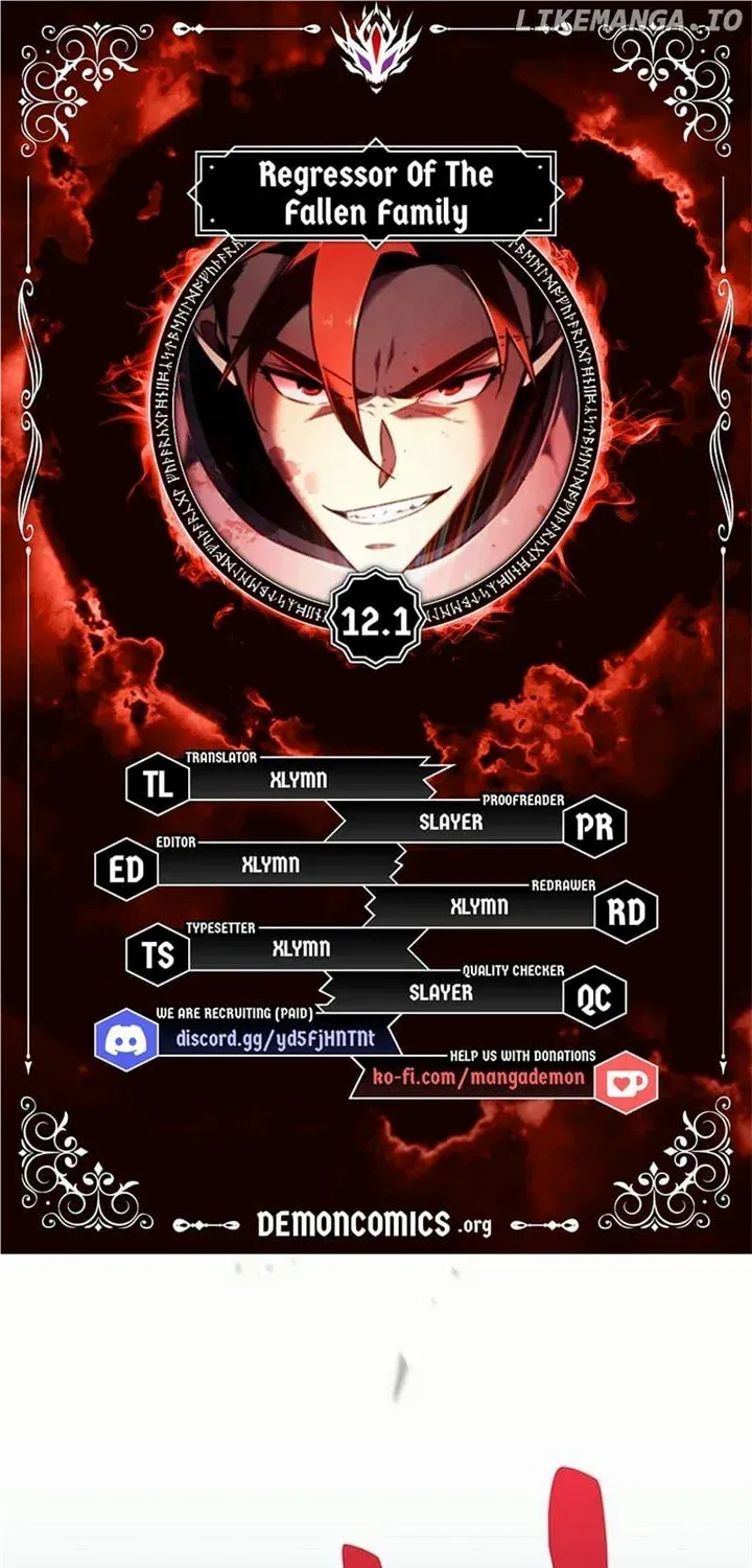 Regressor Of The Fallen Family Mangakakalot X Chapter 12.1 Page 2