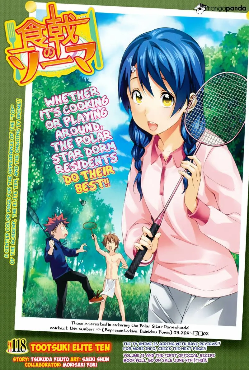 Shokugeki No Soma Mangakakalot X Chapter 118 Page 1