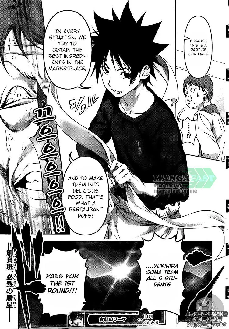 Shokugeki No Soma Mangakakalot X Chapter 174 Page 17