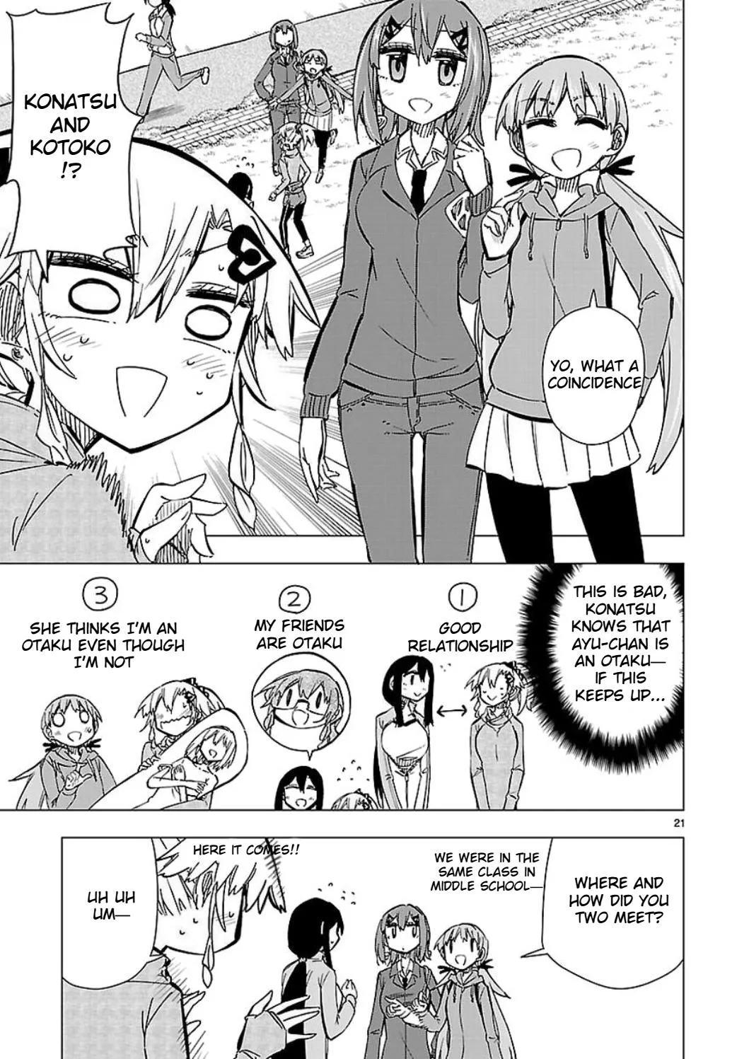 Shinozaki-san Ki o Ota Shika ni! Mangakakalot X Chapter 44 Page 21