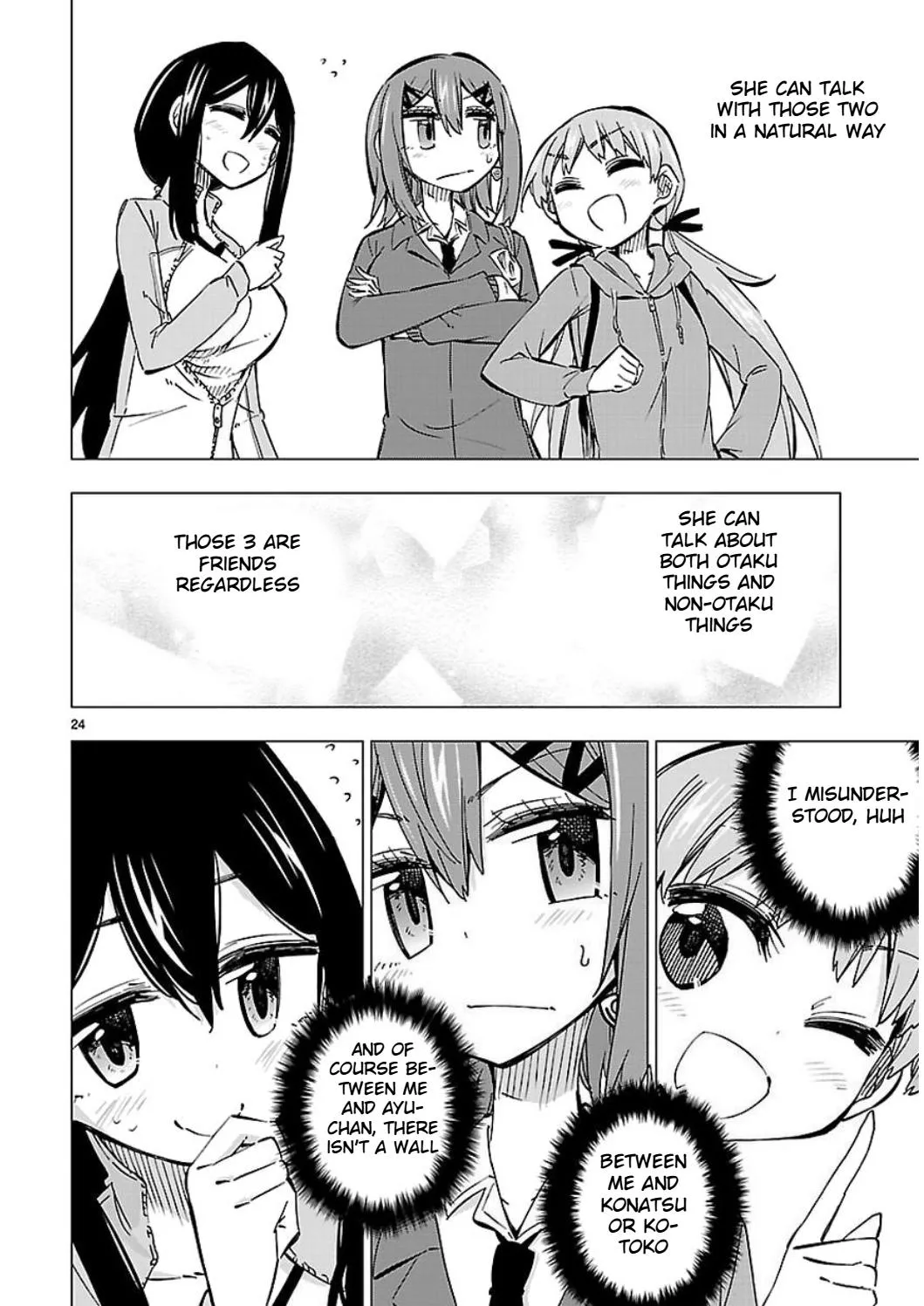 Shinozaki-san Ki o Ota Shika ni! Mangakakalot X Chapter 44 Page 24