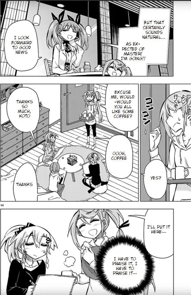 Shinozaki-san Ki o Ota Shika ni! Mangakakalot X Chapter 41 Page 14